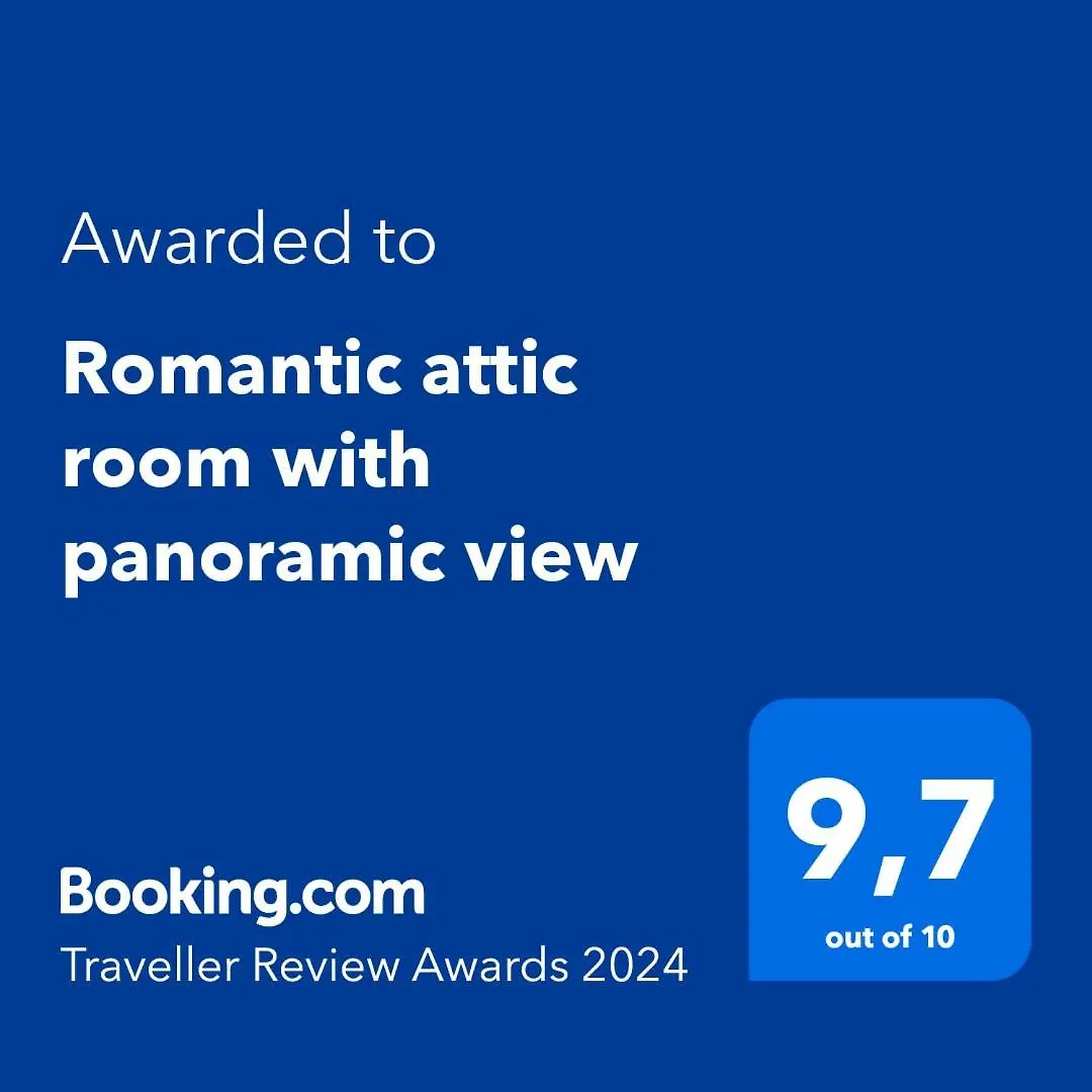 Apartment Romantic Attic Room With Panoramic View Bologna Italy