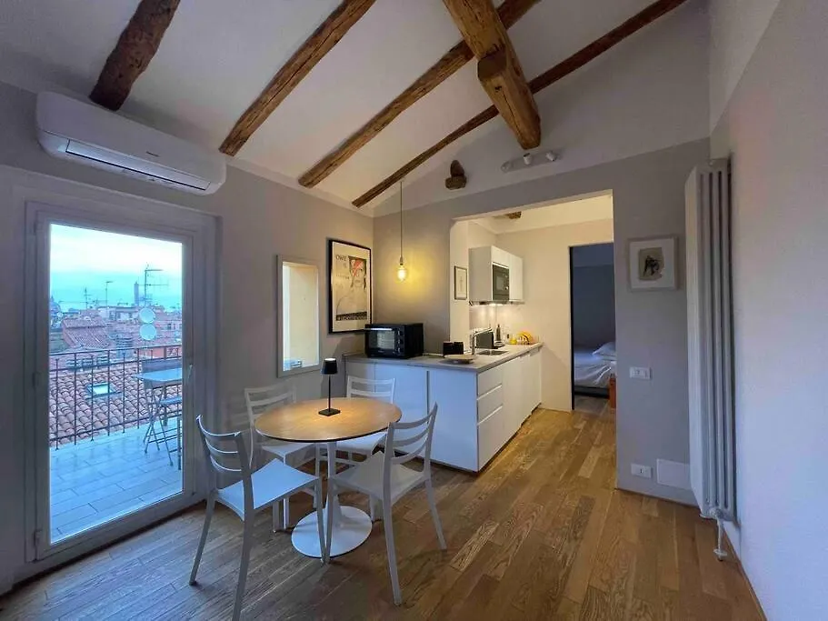 Romantic Attic Room With Panoramic View Bologna Italy